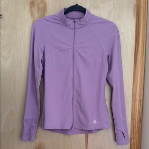 Lavender Full-Zip Jacket